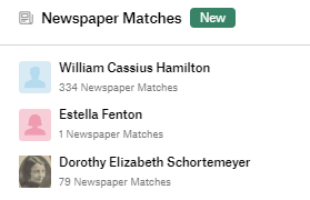 Newspaper Matches