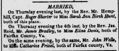 Newspaper Clipping - Marriage